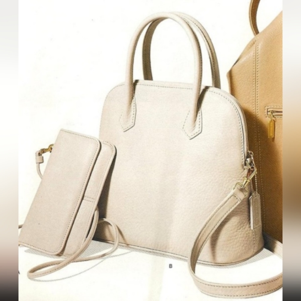 Coach Purse No. 4921 Sonoma Satchel Parchment